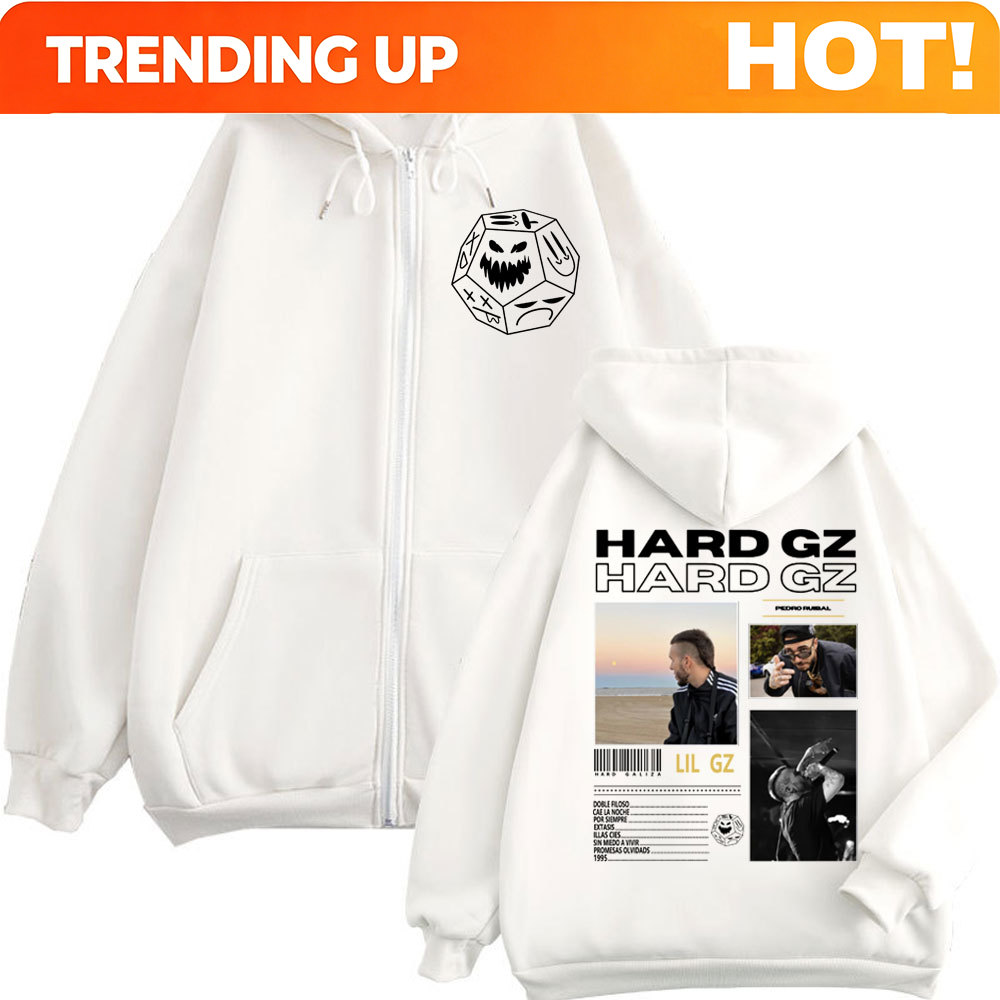 Mens Fashion Zip Up Hoodies - 래퍼 HARD GZ 투어 2025 지퍼