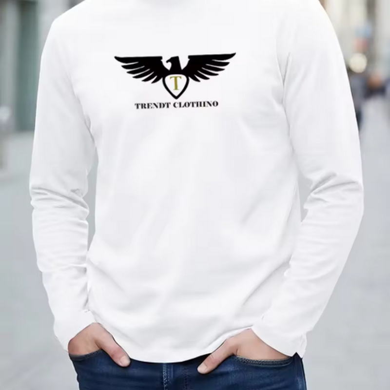 Men'S Fashion T Shirts - 새로운 100% 순면 소재의 가을용 남녀