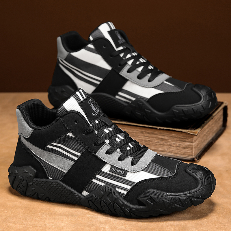 Mens Fashion Trainers - 세련된 디자인의 미끄럼 방지 기능이 있는