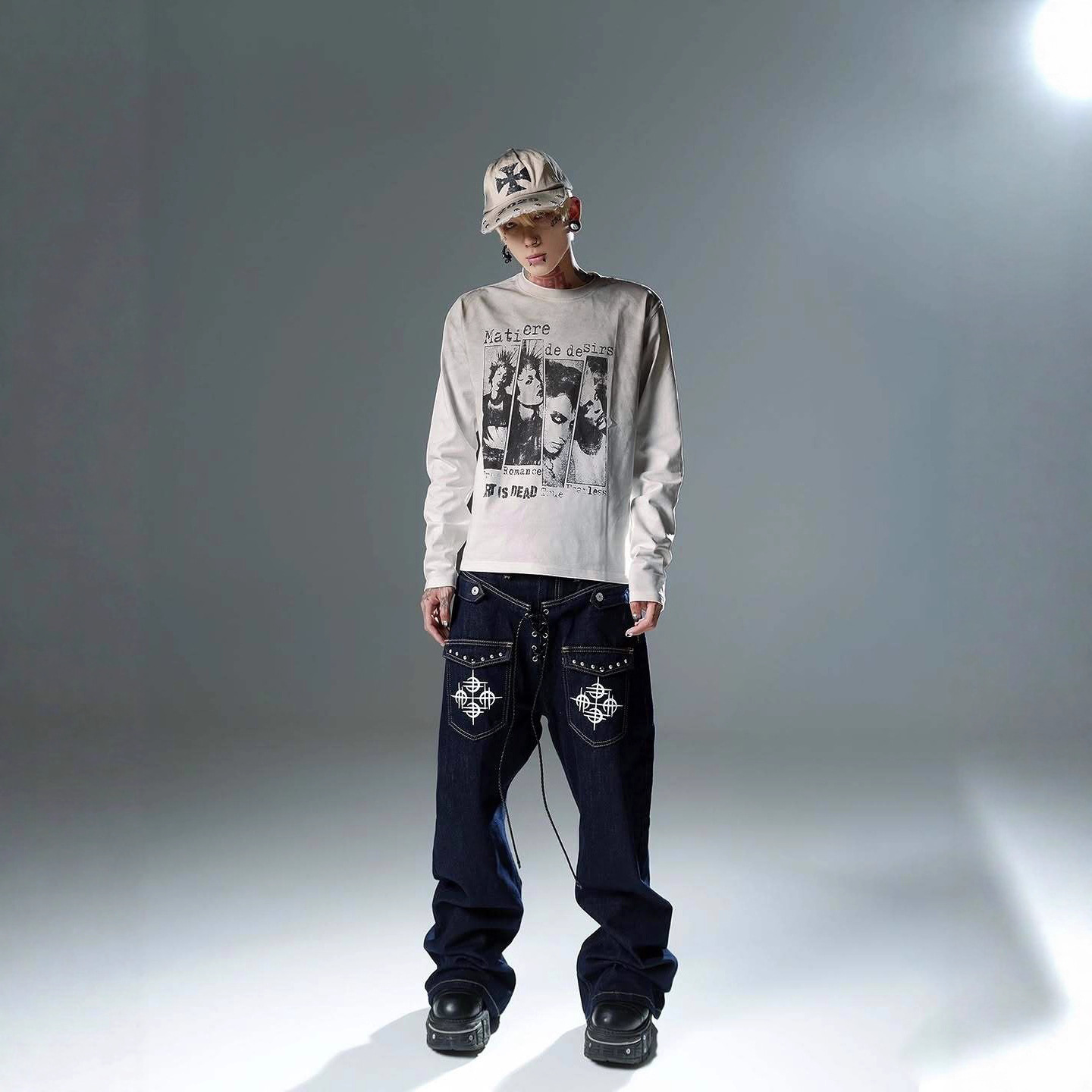 가을/겨울 하라주쿠 스타일의 남녀 공용 레트로 디자인, - Men'S Fashion T Shirts 리뷰 및 가격