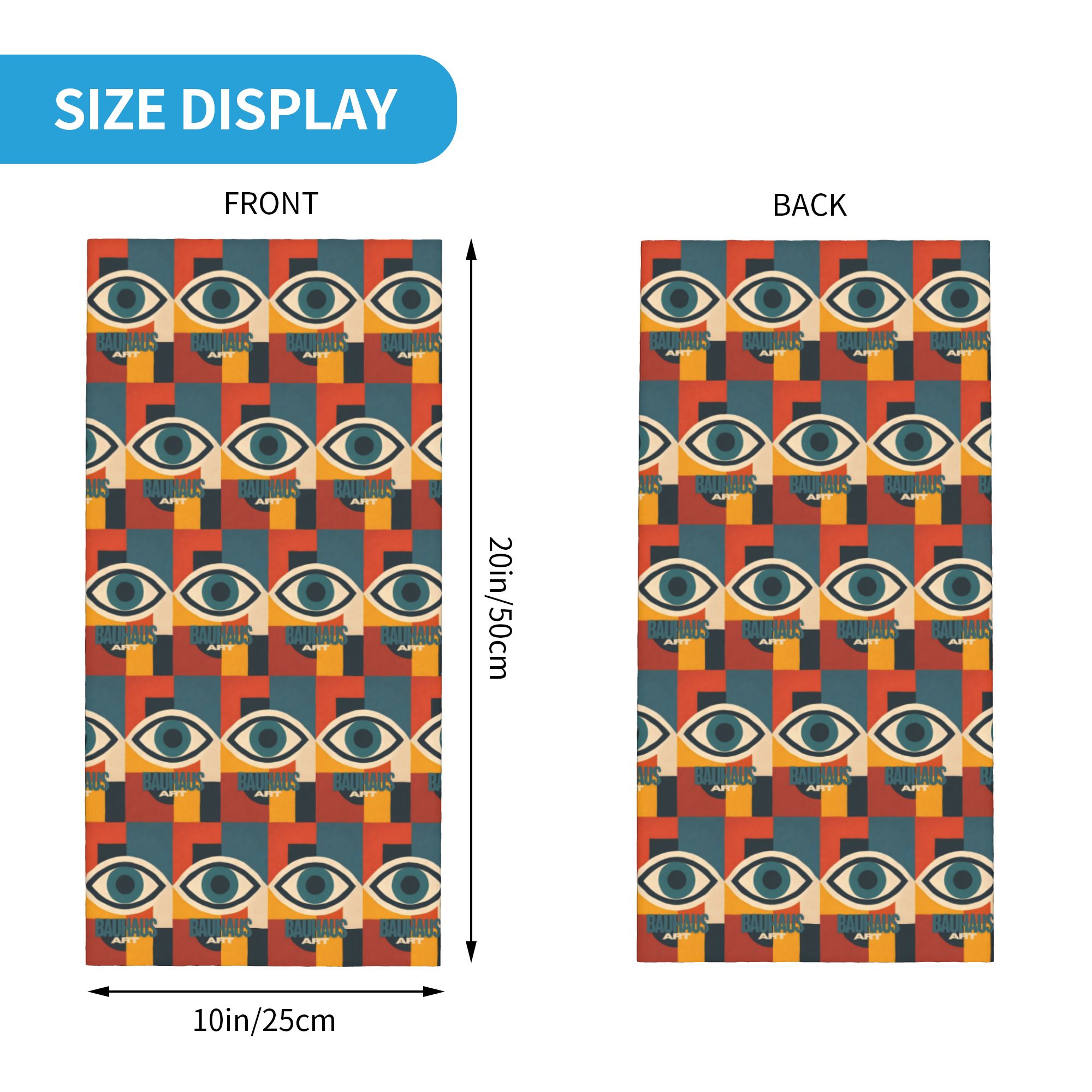 바우하우스 아트 포스터 스타일리쉬한 눈매를 그린 다채로 - Poster Men Fashion 리뷰 및 가격