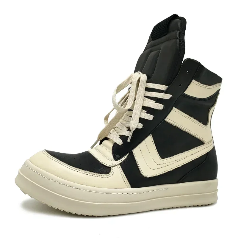 스트리트 스타일 여성 앵클 부츠 천연 가죽 고품질 남성 - Mens Fashion Trainers 리뷰 및 가격