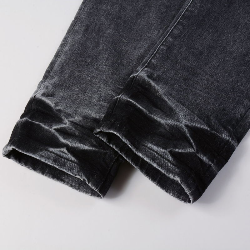 Y2K 스타일 남성용 슬림핏 스트레치 청바지, 트렌디한 - Men'S Fashion Grey Jeans 리뷰 및 가격