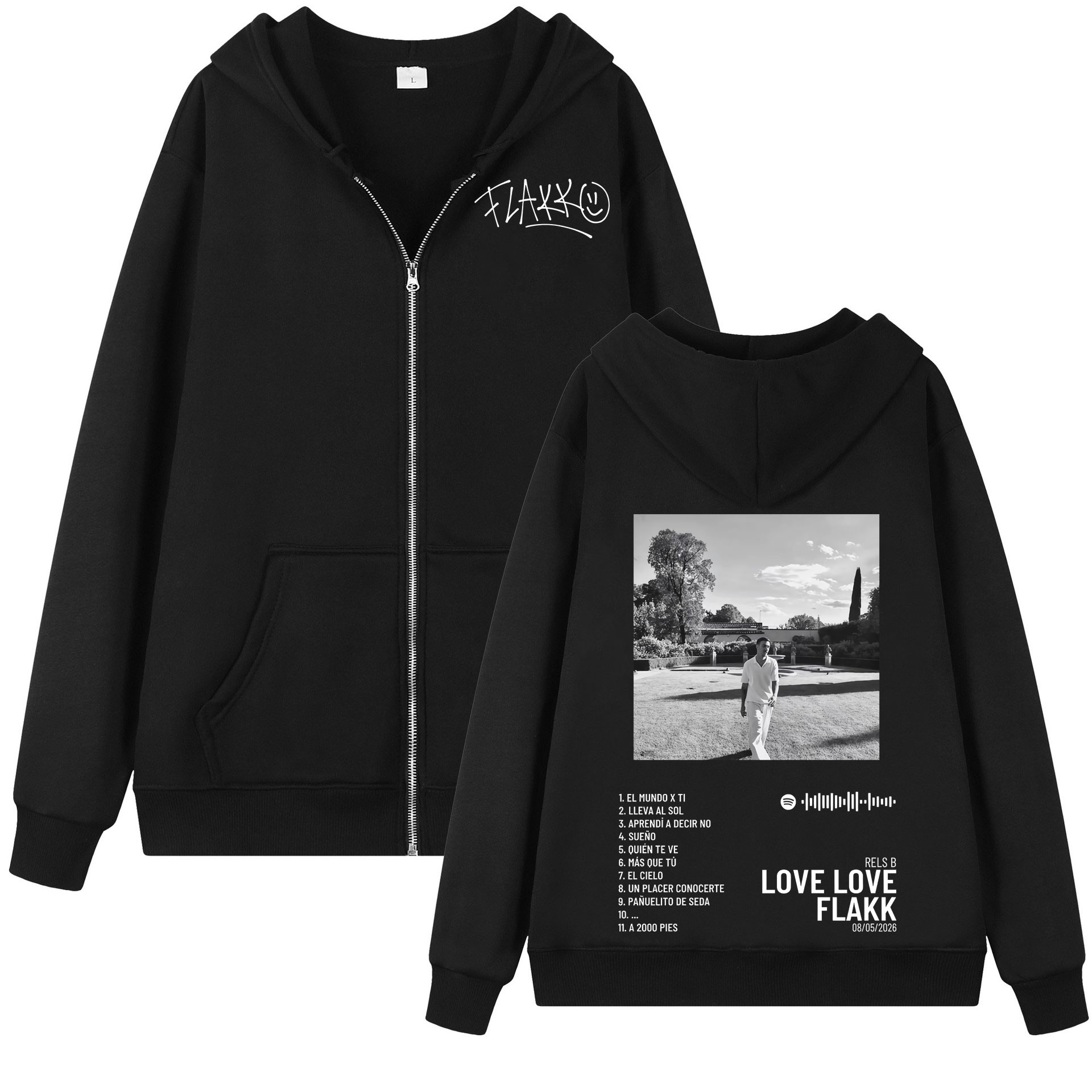 래퍼 렐스 브 러브 러브 플랙 그래픽 지퍼 후디 힙합  - Mens Fashion Zip Up Hoodies 리뷰 및 가격