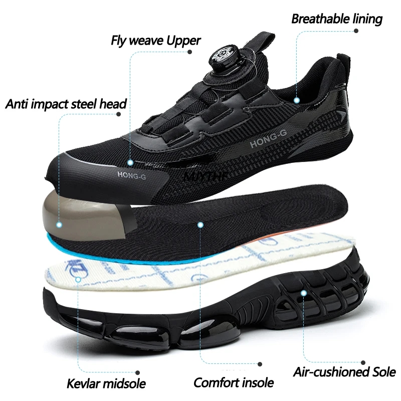 세련된 디자인의 회전 버클이 달린 작업용 부츠, 건축  - Mens Fashion Trainers 리뷰 및 가격