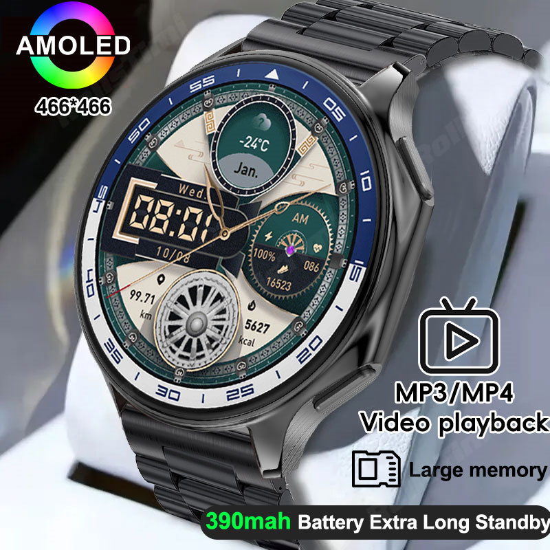 1.43 AMOLED 스마트 시계 3D 서라운드 비전  - Men'S Fashion X 리뷰 및 가격