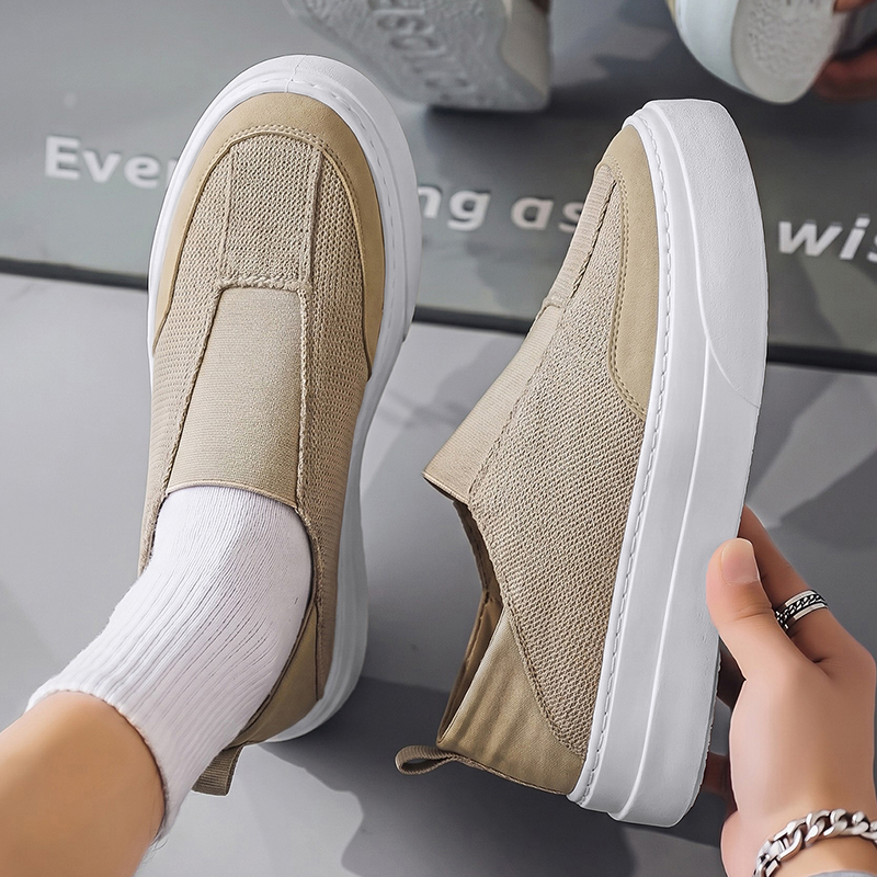 패션 남성 캐주얼 신발 플랫폼 보드화 메쉬 통기성 남성 - Mens Fashion Trainers 리뷰 및 가격