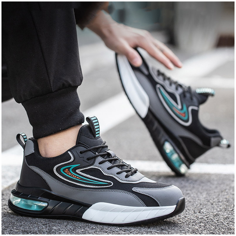 남성 패션 강철 발가락 캡 작업 안전 신발 브랜드 디자 - Mens Fashion Trainers 리뷰 및 가격