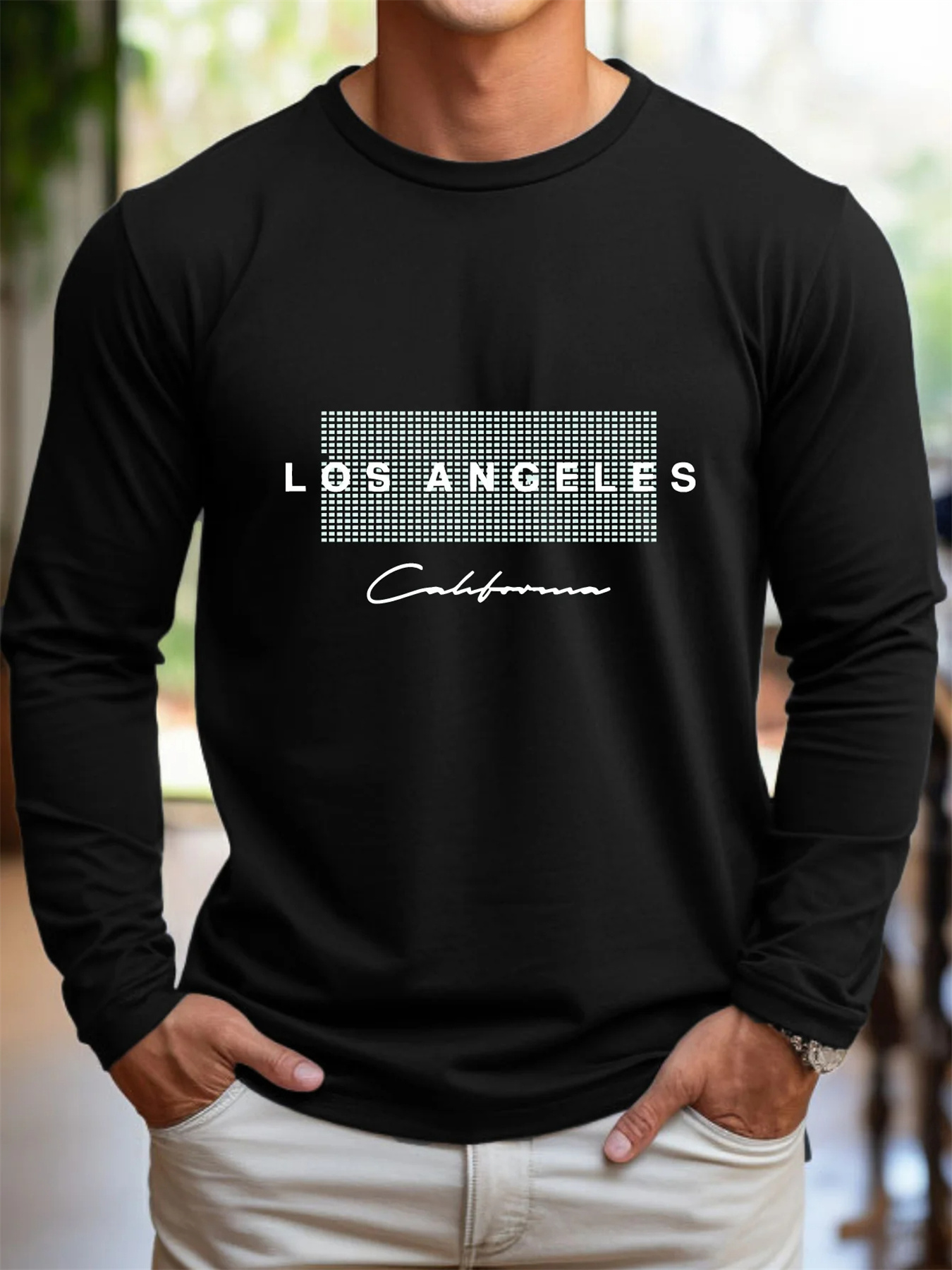 100% 순면 소재의 남성용 긴팔 라운드넥 루즈핏 캐주 - Men'S Fashion T Shirts 리뷰 및 가격