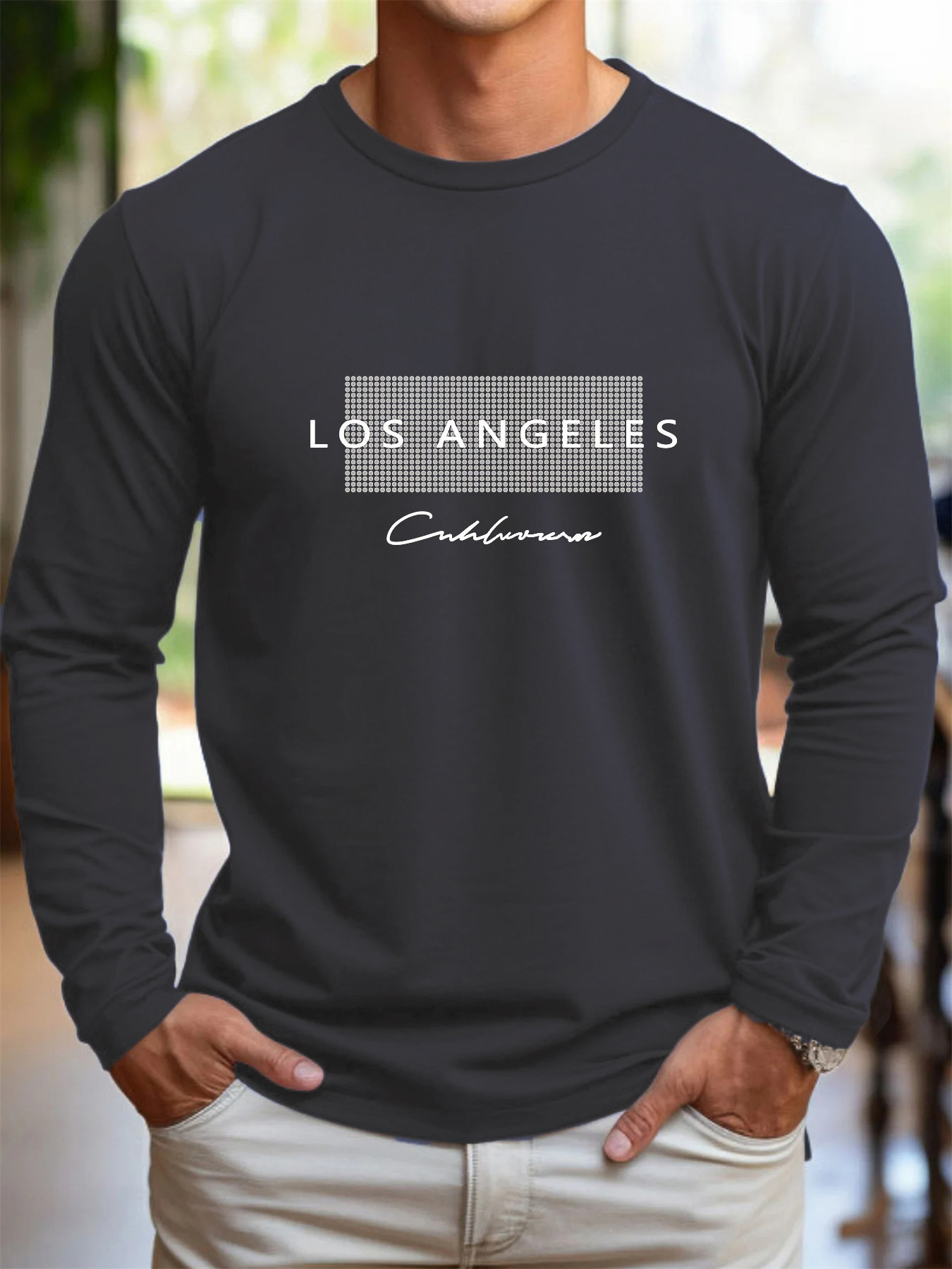 100% 순면 소재의 남성용 긴팔 라운드넥 루즈핏 캐주 - Men'S Fashion T Shirts 리뷰 및 가격