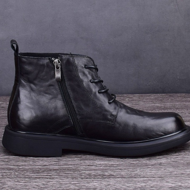 남성용 부츠 앵클 부츠 패션 캐주얼 하이탑 가죽 신발  - Men'S Fashion News 리뷰 및 가격