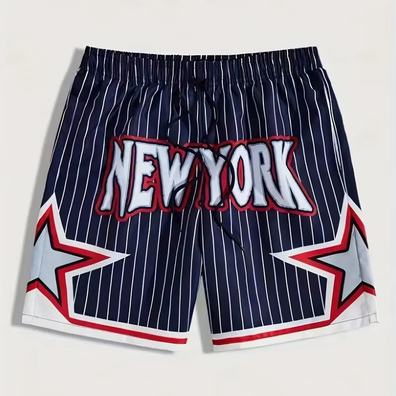 여름 남성 뉴욕 반바지 키즈 패션 하와이 비치 반바지  - Men'S Fashion New York 리뷰 및 가격