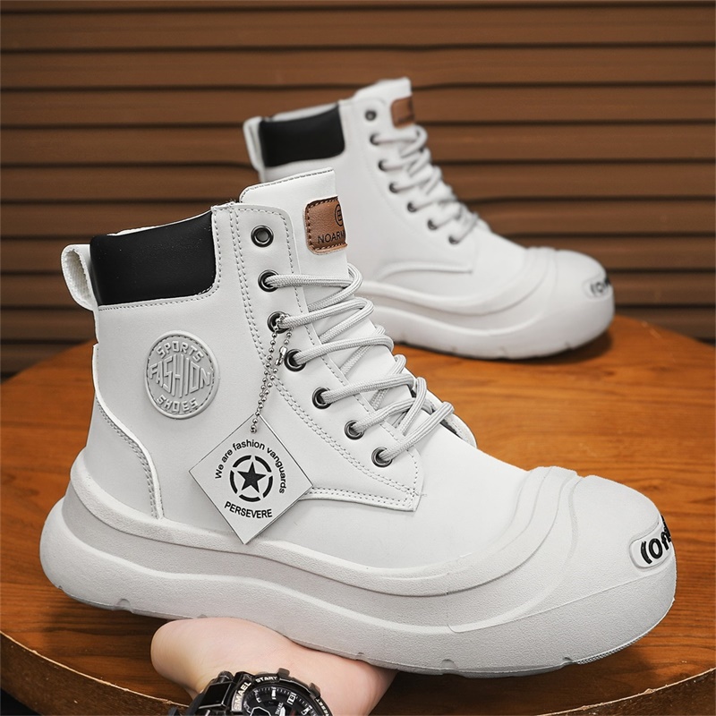 반바지 앵클 부츠 스타일리시하고 편안한 하이탑 남성 스 - Mens Fashion Trainers 리뷰 및 가격