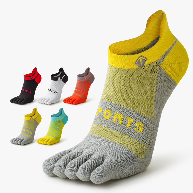 1 쌍 남성용 쿨맥스 토 보트 양말 통기성 캔디 컬러  - Socks Ankle Men 리뷰 및 가격
